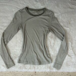 Striped Long Sleeve Top